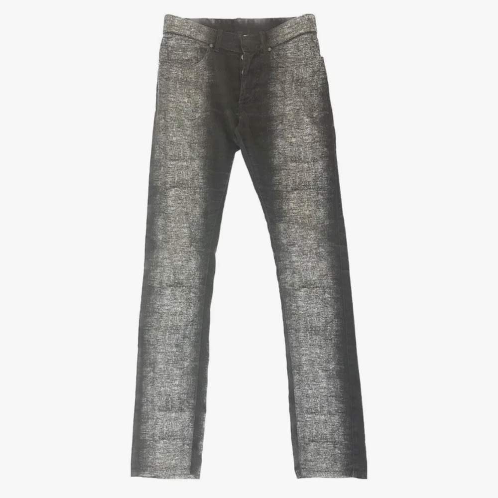 balenciaga slim fit graffiti pants